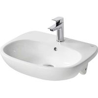 Ideal Standard Tesi Semi-Recessed Countertop Basin 550mm Wide - 1 Tap Hole