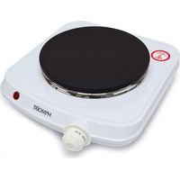 piastra di cottura elettrica 1500W posable triomph - 1 camino - Bianco