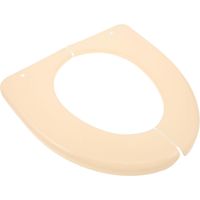 faltbarer Toilettensitz aus Kunststoff beige bietet