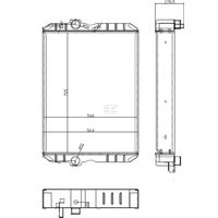 Radiateur JOHN DEERE RE63188N