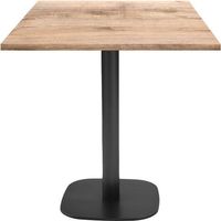 Table 70 x 70 cm - modèle Round bois tanin naturel