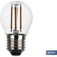 Sphärische LED-Glühlampe E27 4 W 470 lm 2700 K
