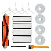 Pièces détachées et accessoires pour aspirateur robot X10+ X10 Plus B101GL : brosse principale, filtre HEPA et chiffon de nettoyage.