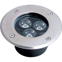 Faretto 3w 3 Led Incasso Faro Giardino Calpestabile Ip68 Segnapasso