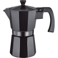 Caffettiera Supreme in alluminio nero 1 tazza