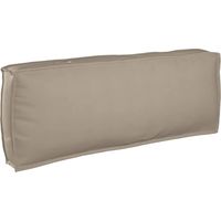 vidaXL Coussin Taupe 120 x 40 x 12 cm Tissu Oxford
