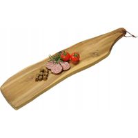 Kesper Tabla de cortar madera de acacia 75x21 cm marrón