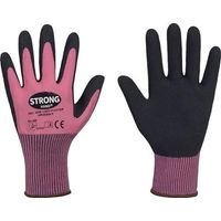 STRONGHAND Guantes LADY FLEXTER rosa / negro EN 420 EN 388 EPI II Talla 7 - 0529-07H