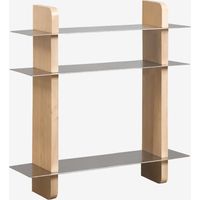 Étagère murale ↔︎ 100 cm en bois de manguier et acier Tokyo SKLUM