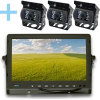 Rückfahrkamera-Kit Yatek mit 10,1" AHD-Monitor + 3 1080P-Parkkameras Yatek