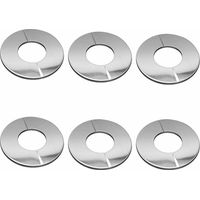 Pcs Chrome Steel Tap Rosette Valve Pipe Cover Used for Showers, Pipes, Taps, Shower Trays, Plumbing, Water Pipes, Conduits