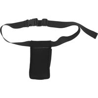 Sac de Ceinture Massage Noir Imperméable pour Huile et Lotion de Massage - Idéal Spa et Salon