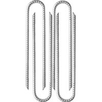 4 x 30 cm - Verzinkte Stahlrahmenheringe - U-förmige Ankerheringe - Ankerheringe für Zelte, Pavillons, Hüpfburgen, Trampoline, Fußballtore usw.
