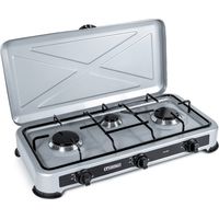 Cuisinière à gaz argentée Promis KG300
