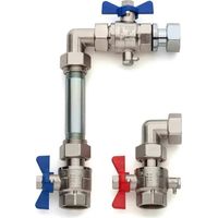 REHAU Kit di montaggio verticale per contatore di calore, 12197571001