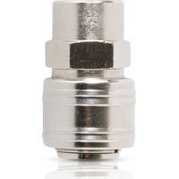 Dapetz ® Euro Air Line Fitting Quick Release Push Fit for Compressor Air Hose 1/4" BSP Female Thread