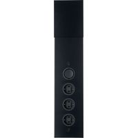 Thebo Eck-Steckdose 3-Fach mit Schalter Type STS3007 schwarz
