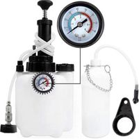 Purgeur de Frein Voiture,vidange Liquide de Frein Manuel,3L Kit Purge de Liquide de Frein avec Adaptateur E20,Pression de Service d