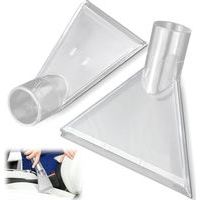2 Pièces Embout Aspirateur, Aspirateur Buse, Suceur Aspirateur, Embout Aspirateur Voiture Brosse Aspirateur Embouts D'aspiration Transparents Adaptateur Embout Aspirateur