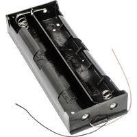 MPD BH26DW Support de pile 6x LR20 (D) raccordement par fils (L x l x H) 201 x 73 x 29 mm X775011