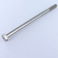 Corps de boulon filetage partiel Tête hexagonale TH M12X180 Inox A4-25 pièces