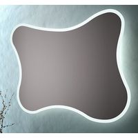 Specchio bagno forma irregolare retroilluminato 90x120 cm