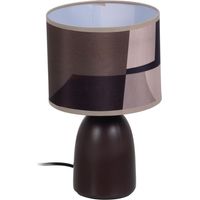 Lampe en céramique marron 29.5 cm