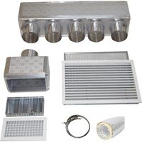 Kit complet pour la distribution d'air en gaine Kit 5 voies compl.x distribution d'air en gaine