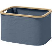 Panier à linge pliable 36 L avec poignées pour salle de bain chambre buanderie 44,3x33,3x26,5 cm gris