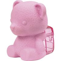 Westcott e-66063 00 orso 3D con un foro temperamatite – rosa