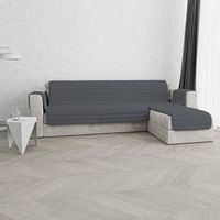 Trendy Copridivano Penisola, Grigio Scuro 190 cm