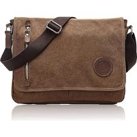 Sac messager vintage en toile pour homme et femme, petit sac de travail, sac bandoulière de voyage, sac d'étude, sac à livres
