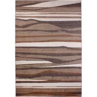 Andiamo Teppich Chelles braun-gestreift, 80 x 150 cm Teppiche Teppichboden