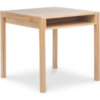 Lina wooden Square dining table Natural wood