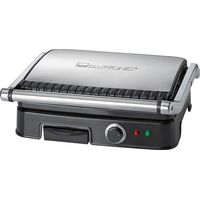 Gril panini double face 2000W – Plaques anti-adhésives – Thermostat réglable – Bac de récupération des graisses – Surface 29,5 x 23,5 cm – Clatronic
