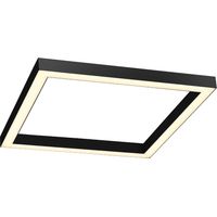 Plafoniera LED quadrata 55cm 29W antracite Pure-Lines Neuhaus
