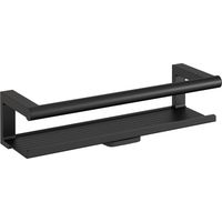 COSMIC Bathroom Shelf, Bathroom Organizer, Matt Black , Architect S+ Collection