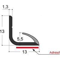 Türbodendichtung Joint-dual f3-22 Staubschutz Geräuschreduzierung