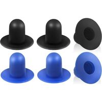 Stück Ersatz-Poolablaufstopfen, Poolfilterpumpen-Stopfen, Pool-Siebstopfen, Schwimmbadstopfen für Aufstellpools (Blau, Schwarz)