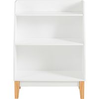 Sobuy – Bibliothèque enfant KMB47W – Étagère de rangement 3 étagères – Bois MDF laqué blanc – Dimensions 60 x 25 x 80 cm – Capacité 45 kg