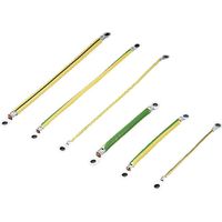 Kit de cables de puesta a tierra amarillo Rittal 17 cm