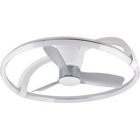 Plafonnier ventilateur dimmable cct blanc - trio - stockholm