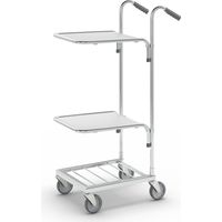 For Demand, Petit chariot de manutention, 2 tablettes, force