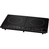 Clatronic DKI 3609 Piano cottura a induzione portatile 61 cm 2 zone 3500 W colore Nero