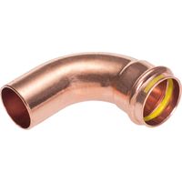 Courbe cuivre à sertir 90° GAZ Mâle-Femelle Ø15