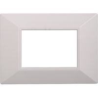 ETTROIT AN90301 Placca Piramide Serie Moon 3P Colore Bianco Compatibile Con Bticino Axolute