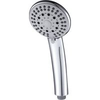 Duschkopf 5 Strahlen Chrom 90mm Entkalkungsspitzen Atria - Disflex