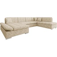 Sofá rinconero Comfivo Tilia II, Izquierda, Función de descanso, Almacenaje, 345x205x76cm, 0