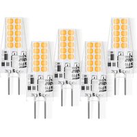 Lot de 5 Ampoule G4 LED 3W 12V AC/DC Blanc Chaud 3000K Non Dimmable Pour Éclairage Intérieur