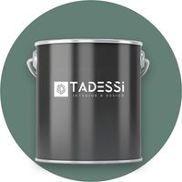 TADESSI Wandfarbe Grün - Forstgrün - abwaschbare Innenfarbe matt - Dispersionsfarbe - Geruchsarm und Lösemittelfrei